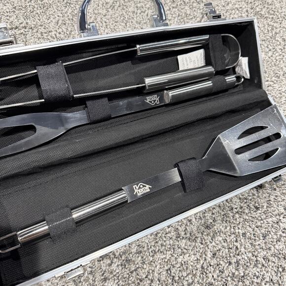 BBQ Grill Tools Set, Stainless Steel Utensils with Aluminum Case, Grilling Kit - Picture 3 of 5